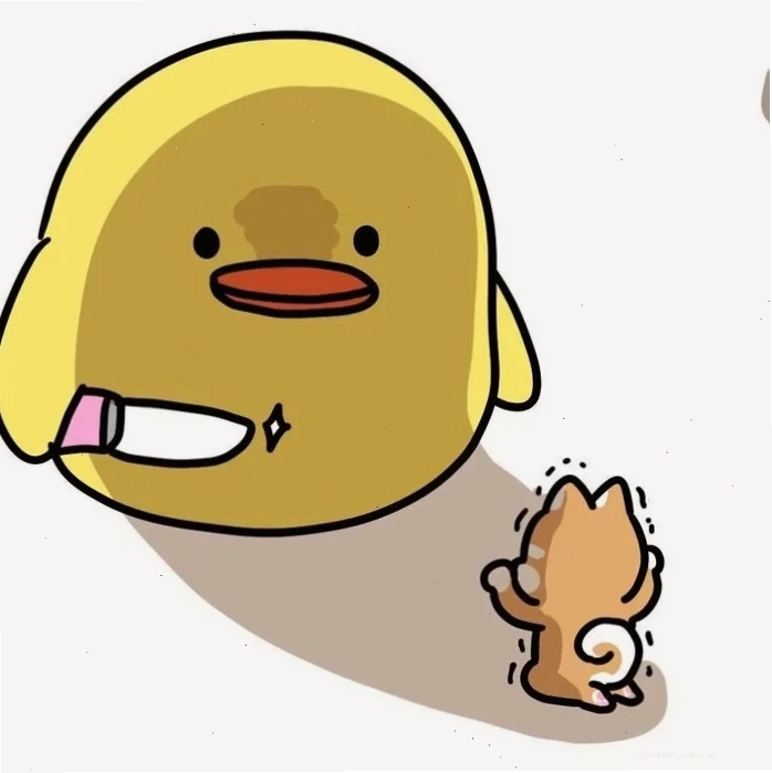 Hình ảnh con vịt cute với đôi mắt long lanh