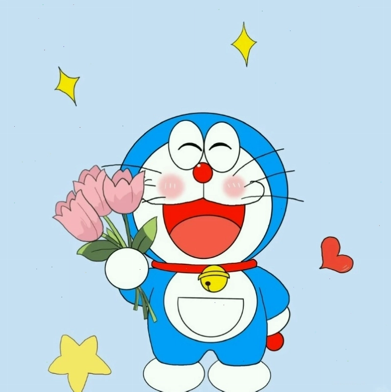 Hình ảnh Doraemon chibi cute với đôi mắt to tròn