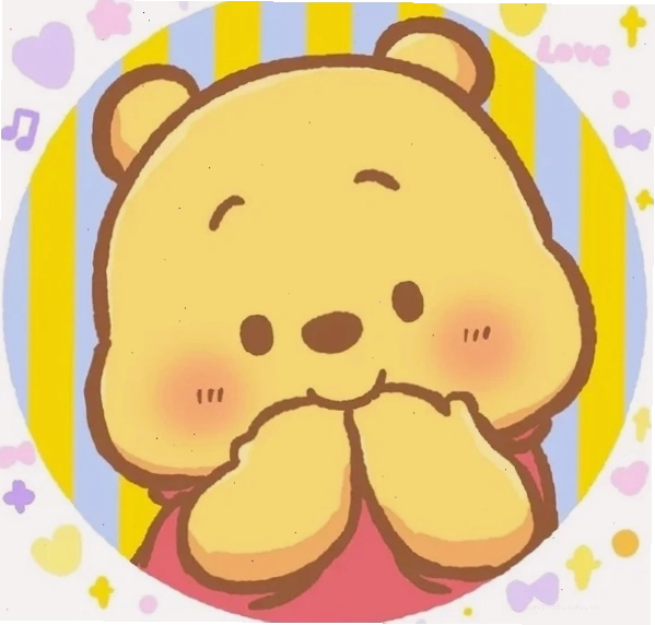 Hình ảnh gấu chibi dễ thương với chiếc nơ xinh xắn