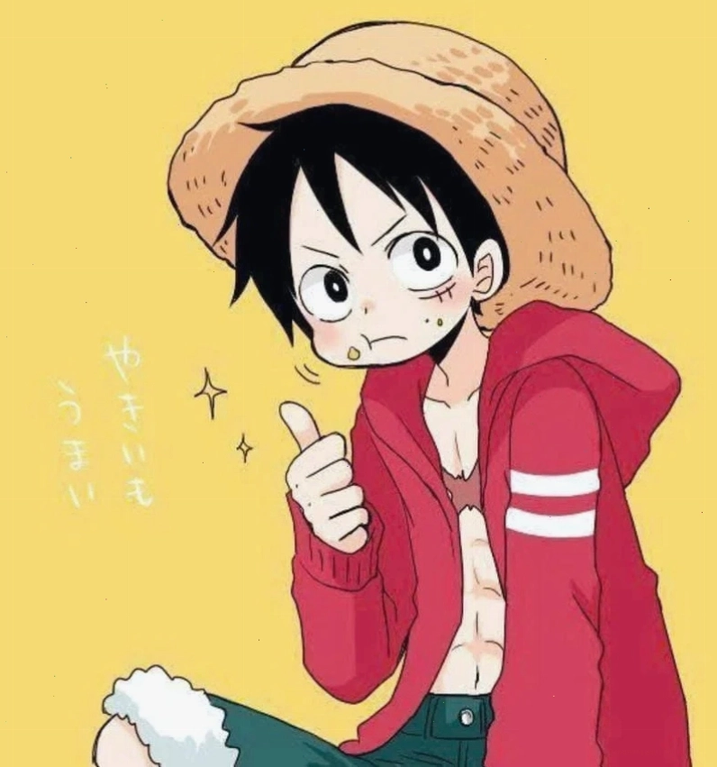 Hình ảnh Luffy đẹp phiên bản chibi