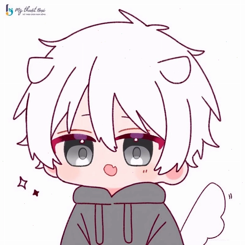 Hình chibi nam nữ siêu cute dễ thương và cực dễ vẽ