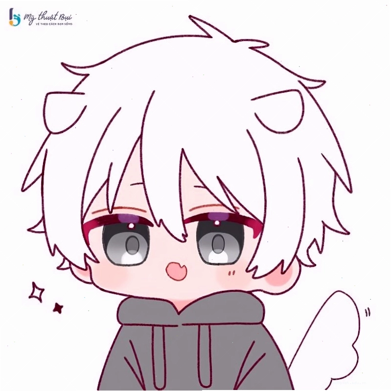 Hình chibi nam nữ siêu cute dễ thương và cực dễ vẽ