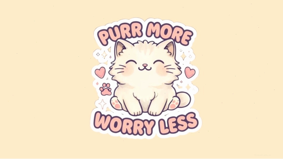 Hình mèo chibi cute ngồi trên mặt trăng