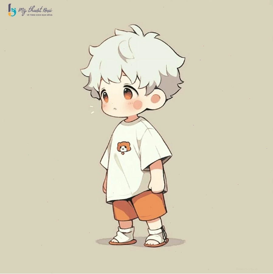 Hình vẽ chibi nam đáng yêu