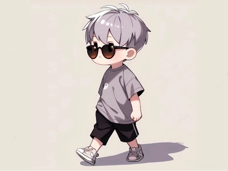 Hình vẽ chibi nam ngầu cá tính
