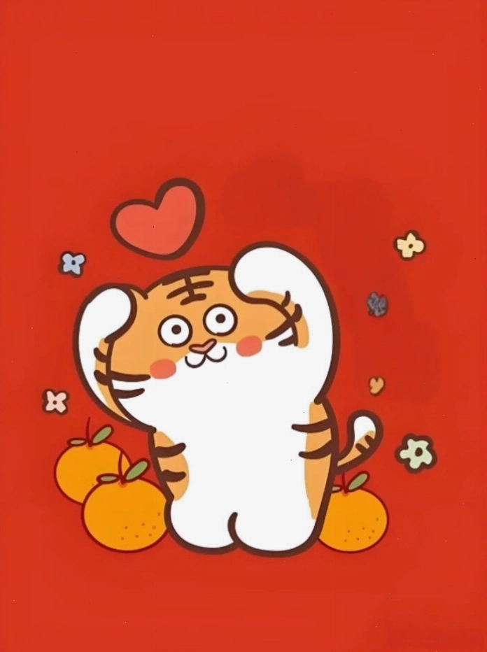 Hổ béo chibi với vẻ ngoài tròn trịa và đáng yêu