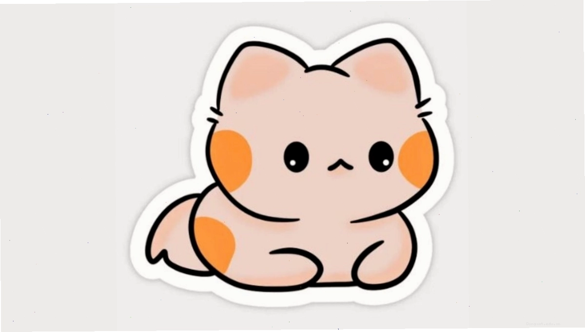 Hoàn thiện các chi tiết tai, chân và đuôi cho mèo chibi