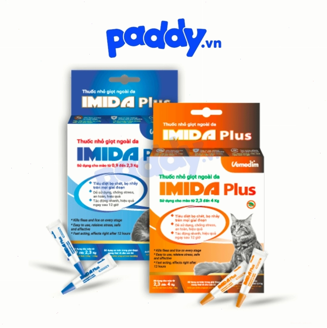 Imida Plus - Thuốc trị ve rận cho mèo