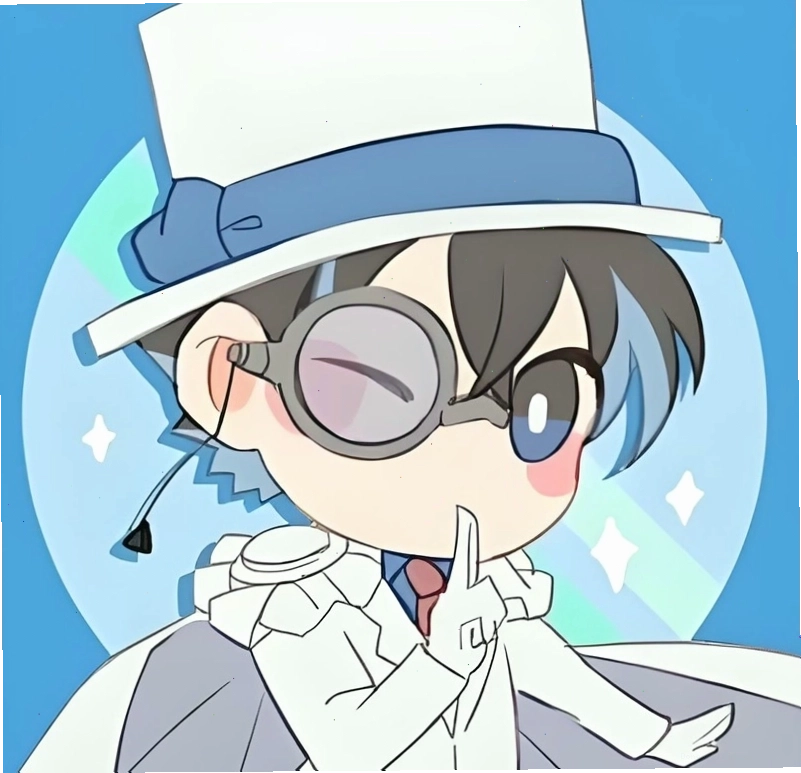Kaito Kid Chibi đang bay lượn