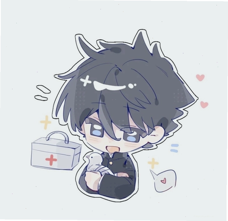 Kaito Kid Chibi đang suy tư