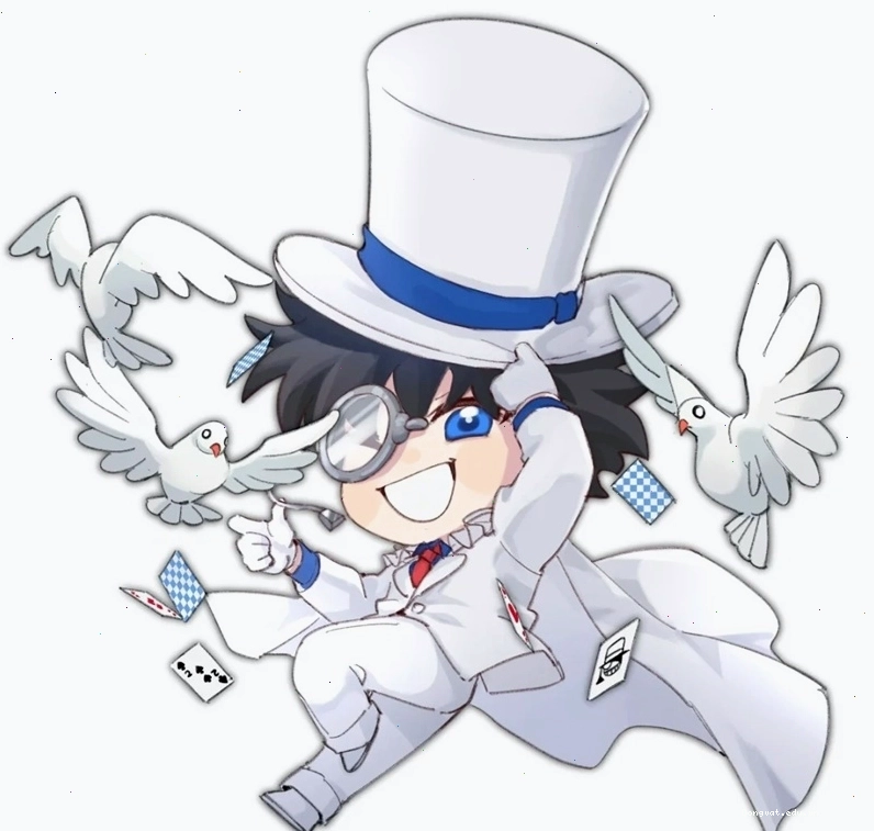 Kaito Kid Chibi với phong thái tự tin