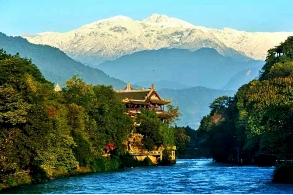 Khung cảnh đẹp như tranh vẽ tại một địa điểm du lịch