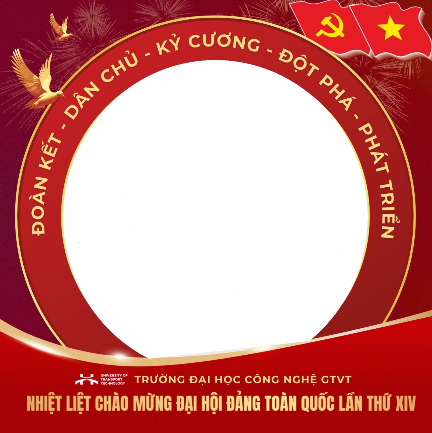 Khung chào mừng Đại hội Đảng