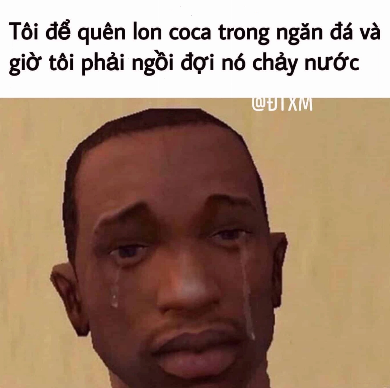 meme anh da đen khóc