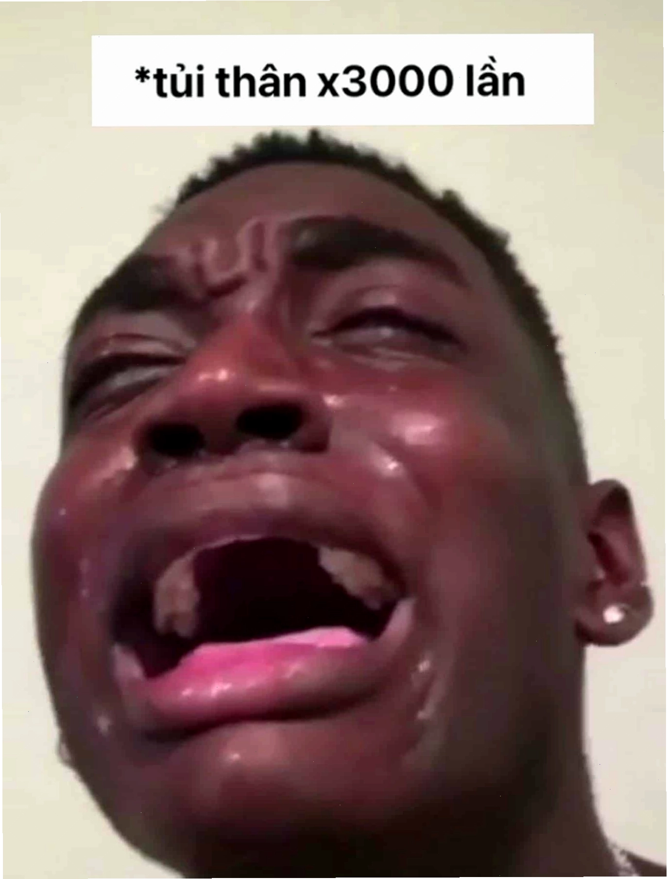  Meme anh da đen khóc vui nhộn