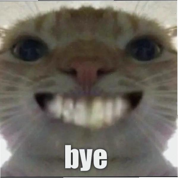Meme bye bye với hiệu ứng động vui nhộn