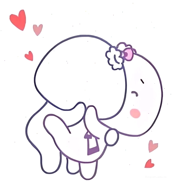 Meme chibi chu môi chờ đợi nụ hôn