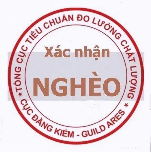Meme có dấu hiệu xác nhận hộ nghèo
