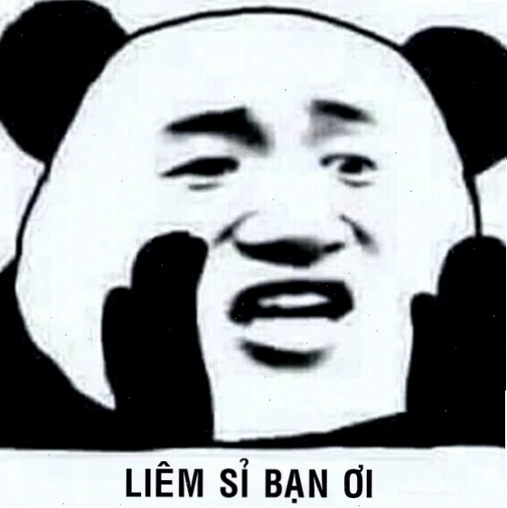 Meme gấu trúc biểu cảm hài hước