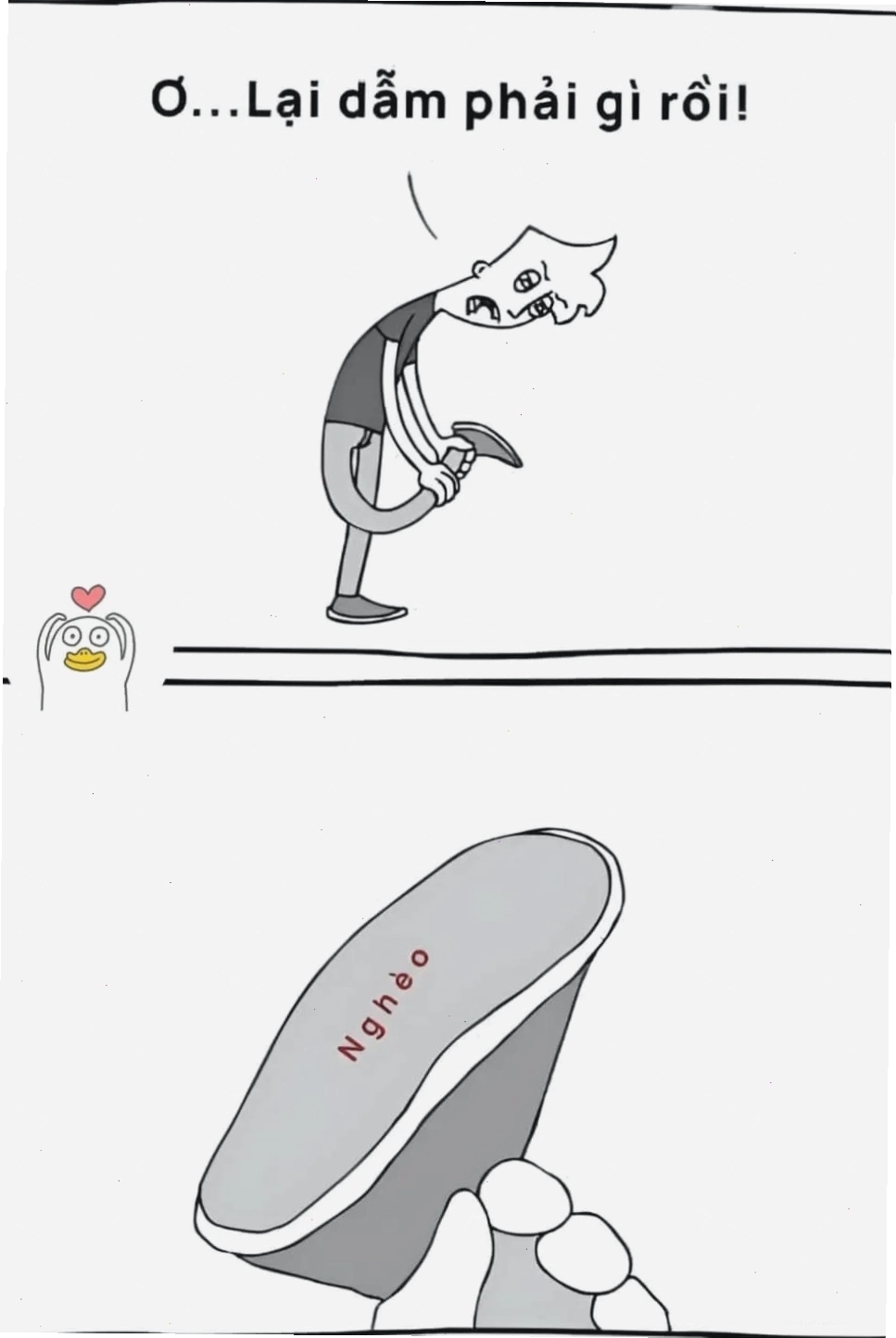 Meme hài hước về hết tiền
