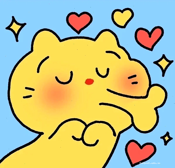 Meme hôn gió vui nhộn gửi đến người thương