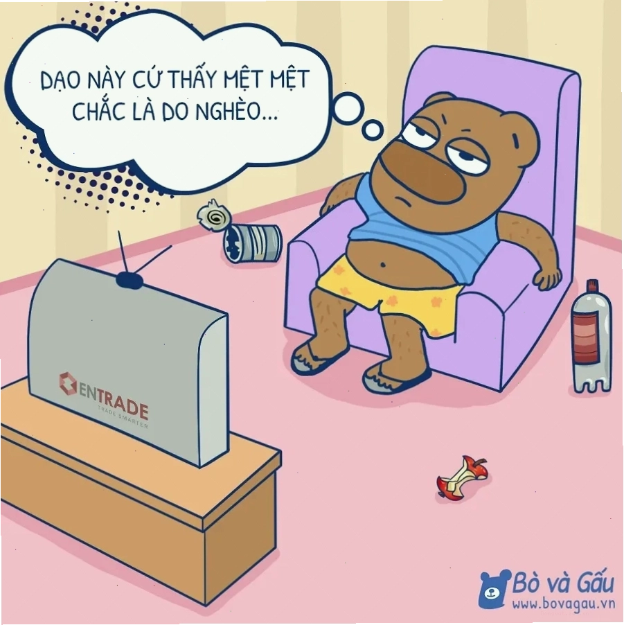 Meme mệt mỏi vì nghèo
