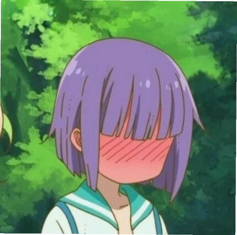 Meme ngại ngùng anime