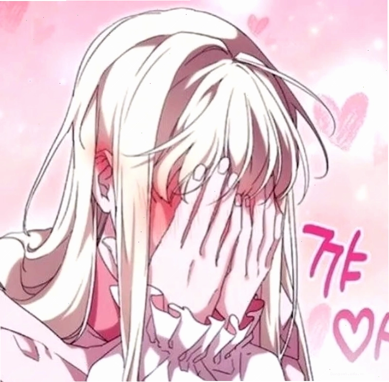 Meme ngại ngùng anime cô gái