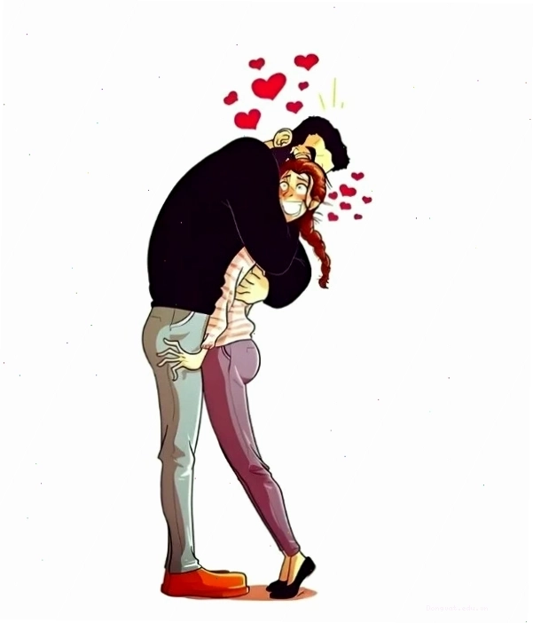 Meme ôm người yêu hạnh phúc