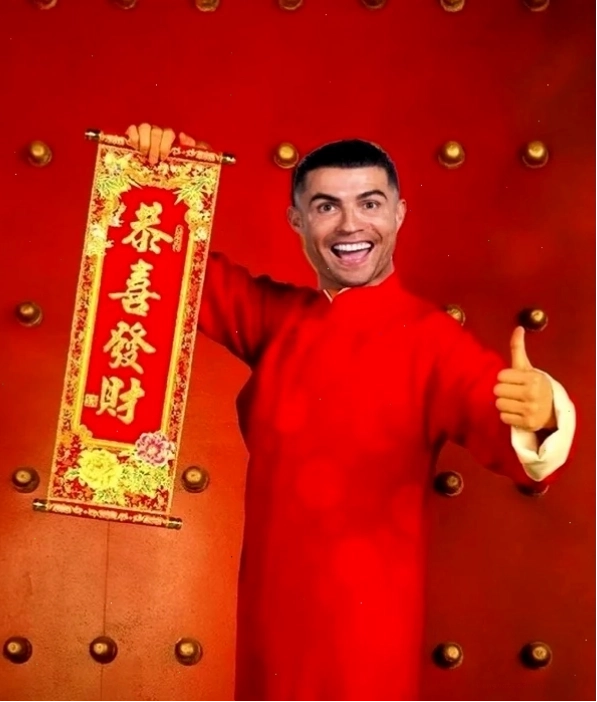 Meme Ronaldo thể hiện cảm xúc