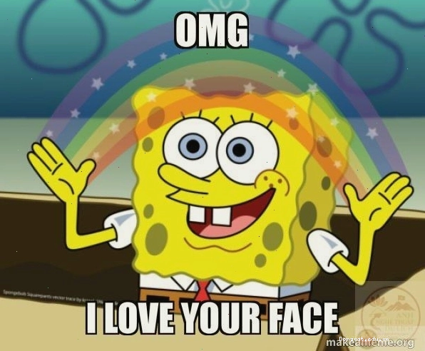 Meme SpongeBob biểu cảm OMG