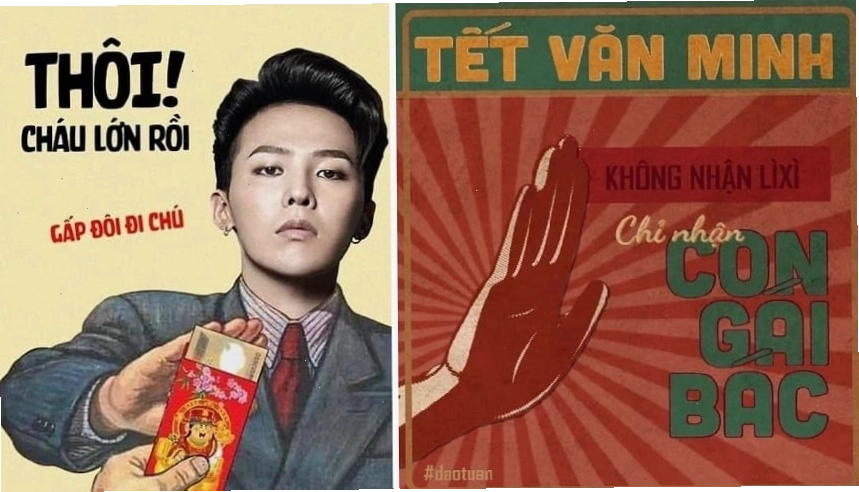 Meme thể hiện những mong ước nhỏ nhoi trong năm mới