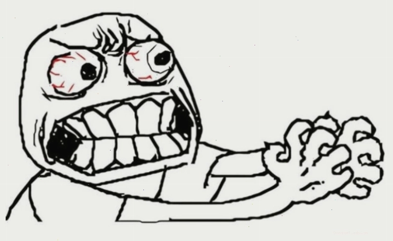 Meme tức giận với biểu cảm khó chịu của nhân vật