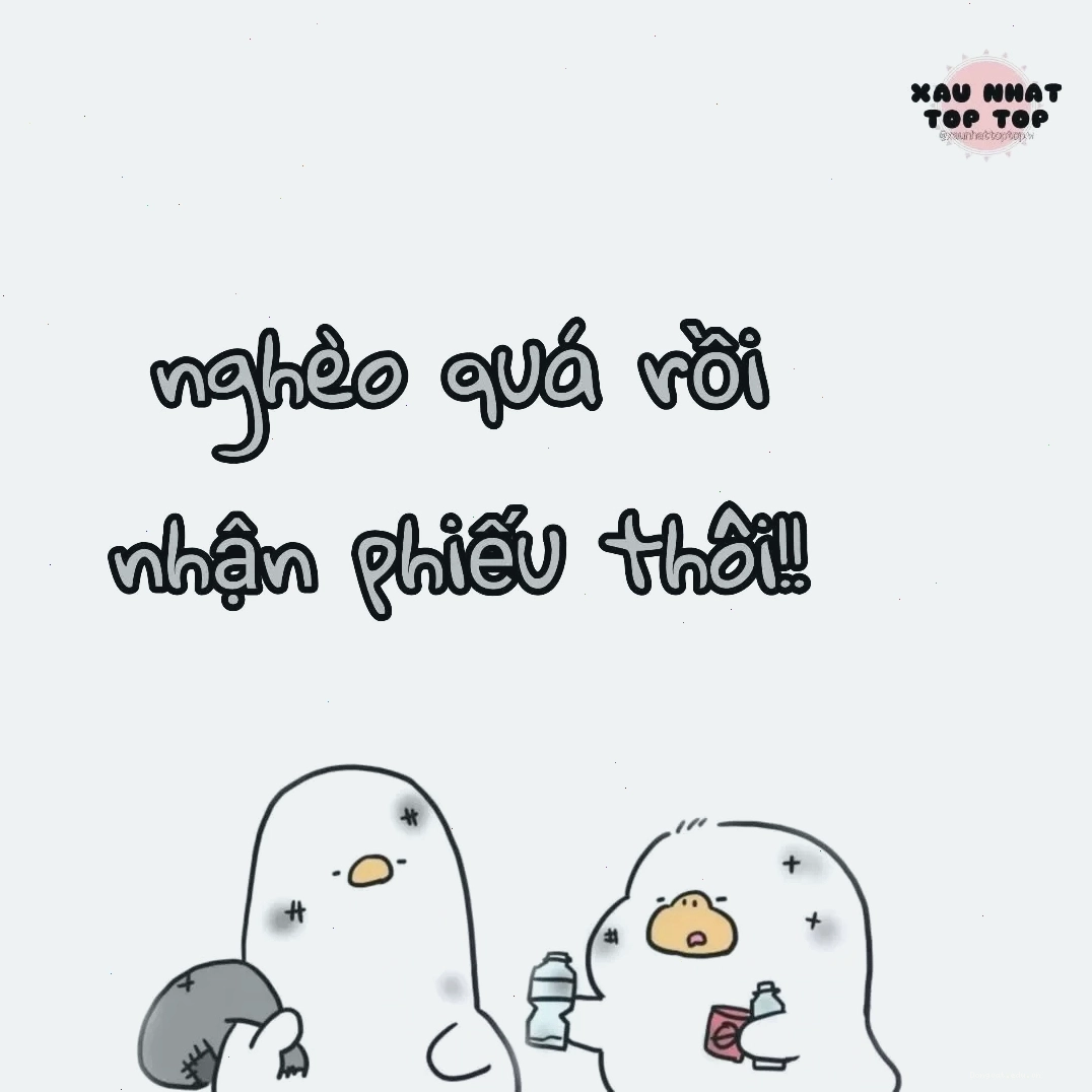 Meme xếp hàng nhận phiếu bé nghèo