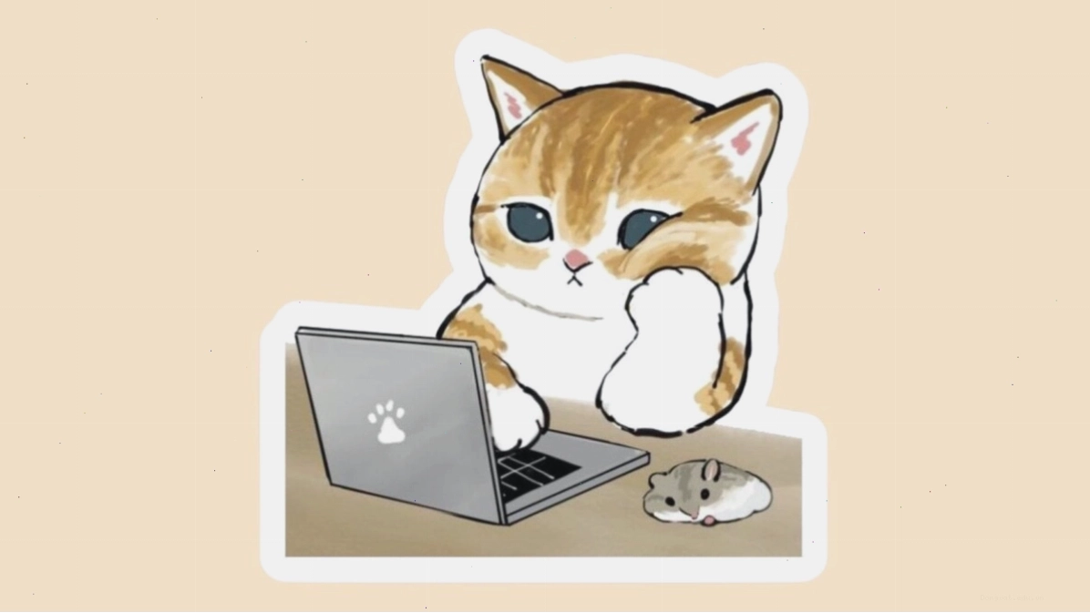 Mèo chibi trong bộ trang phục siêu anh hùng