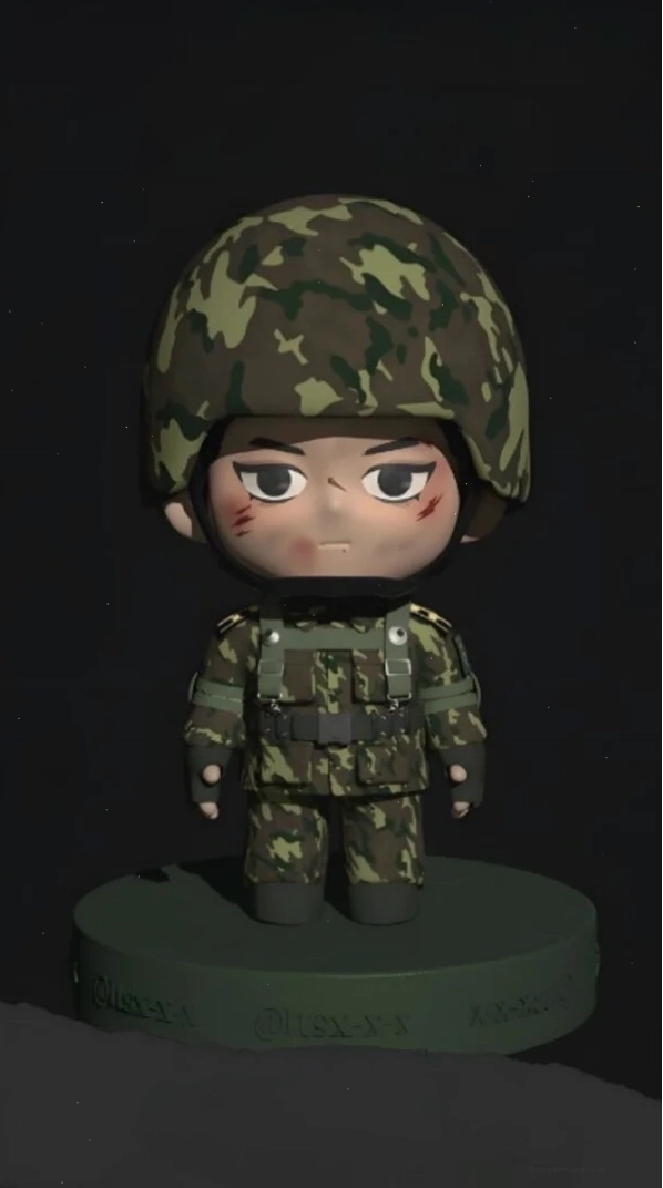 Mô hình bộ đội chibi độc đáo