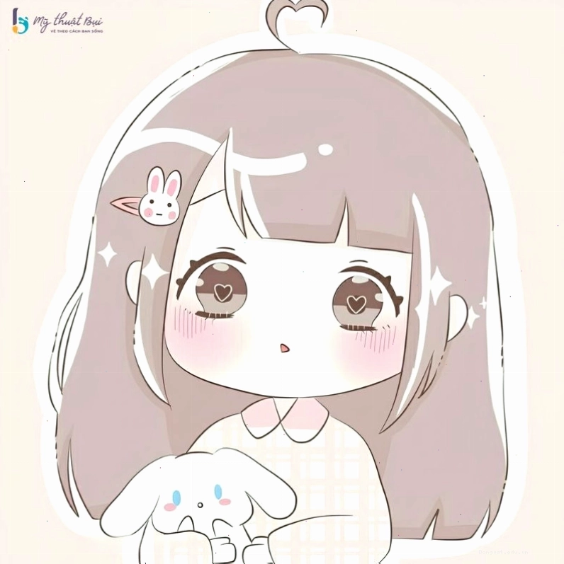 Nhân vật chibi đang chơi đùa, thể hiện sự vui nhộn