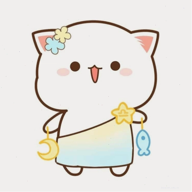 Nhân vật Chibi được tô màu với phong cách riêng biệt