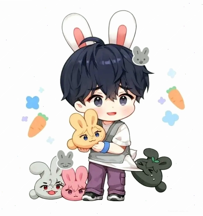 Nhân vật chibi nam đáng yêu