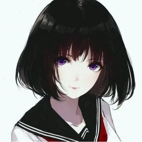 Nhân vật nữ anime với trang phục cá tính và phụ kiện độc đáo