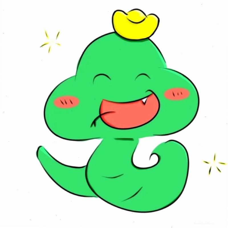 Nhiều mẫu rắn chibi với phụ kiện đáng yêu
