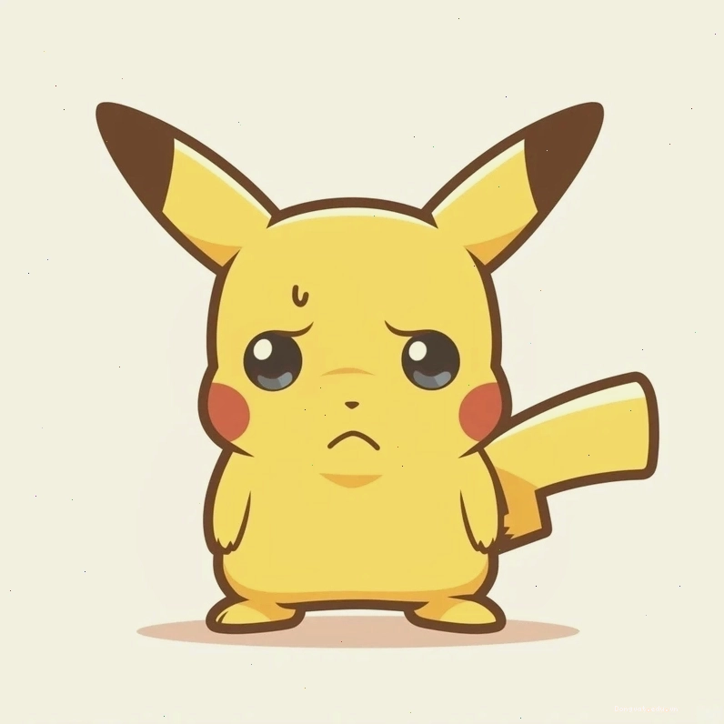 Nhiều meme pikachu face được tập hợp lại