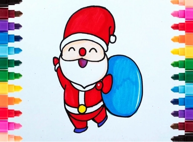 Những lưu ý khi vẽ ông già Noel chibi