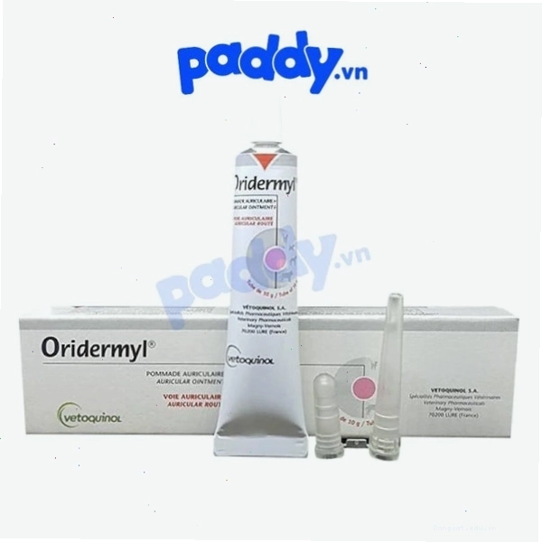 Oridermyl là thuốc nhỏ tai trị rận và viêm nhiễm