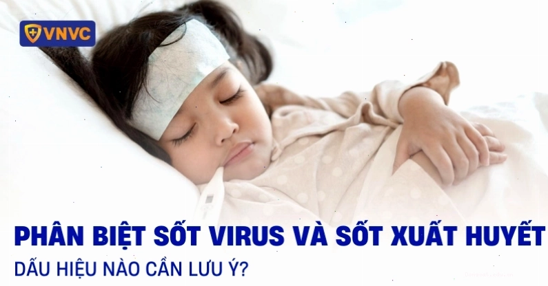 Phân biệt sốt virus và sốt xuất huyết