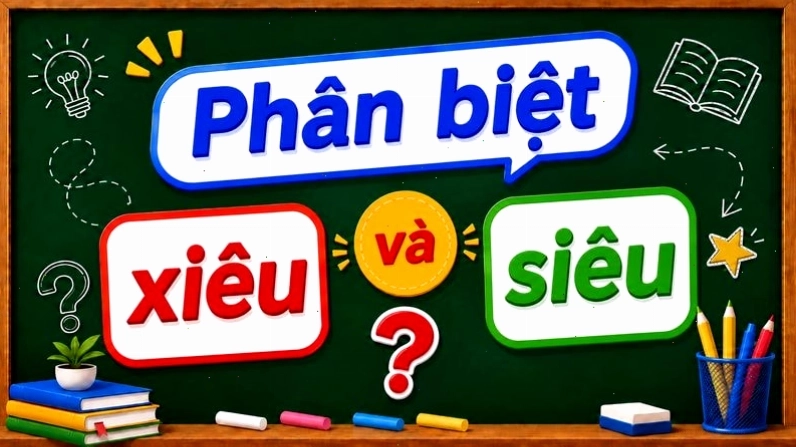 Phân biệt xiêu và siêu