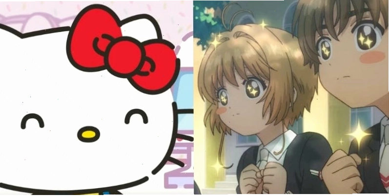 Phong cách Chibi dễ thương của Hello Kitty và Cardcaptor Sakura