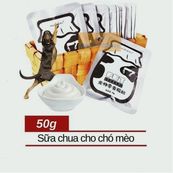 Sữa Chua Monbab cho chó mèo gói 50g - một sản phẩm có thể xem xét