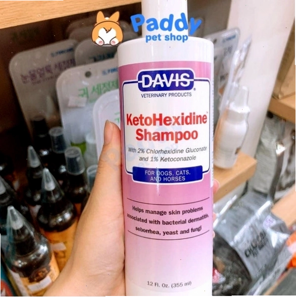 Sữa tắm Davis Keto trị nấm cho chó mèo