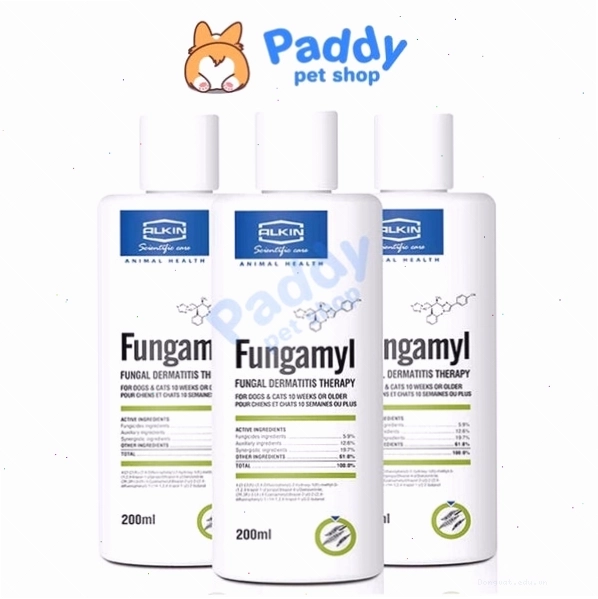 Sữa tắm Fungamyl giúp trị nấm và vảy gàu